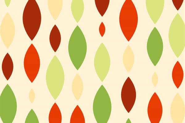 秋季自然风面料印花:温暖色调服装印花设计