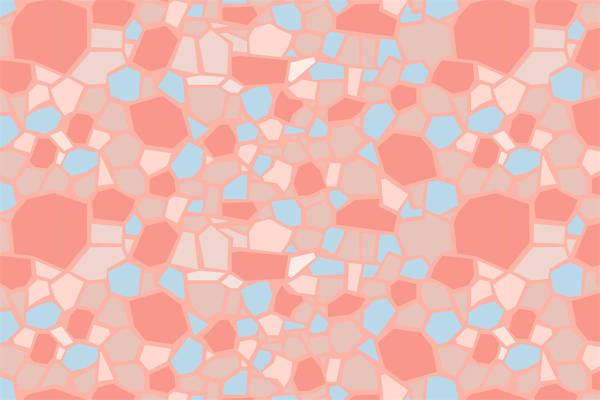 探索柔和色彩的几何图案服装印花面料