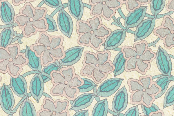 清新自然风格面料印花，打造优雅服装印花设计