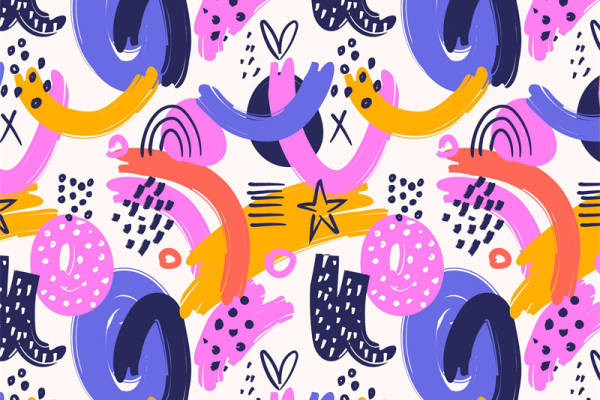 探索梦幻色彩:抽象艺术风格服装印花面料