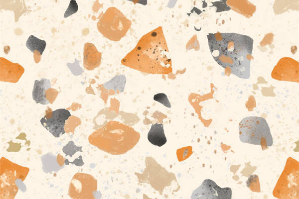 抽象艺术风格面料印花，打造独特服装印花设计