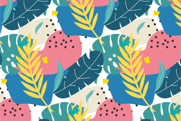 时尚夏日水果服装印花面料设计,清新自然风格