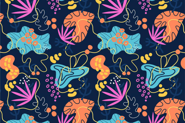 活力海洋风格面料印花，打造夏日清新服装印花设计