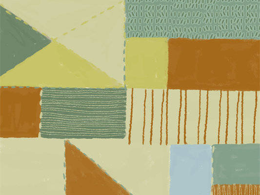 探索抽象艺术的面料印花：现代几何图案服装印花