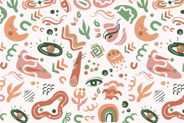 探索自然之美：抽象风格面料印花服装印花设计