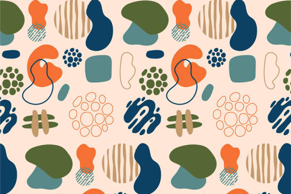 抽象艺术风格面料印花，为服装增添独特魅力