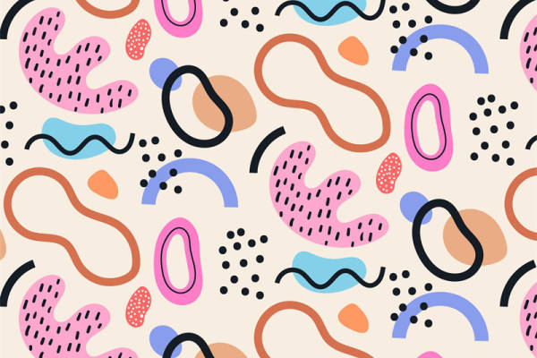 抽象艺术风格面料印花,为服装增添独特魅力