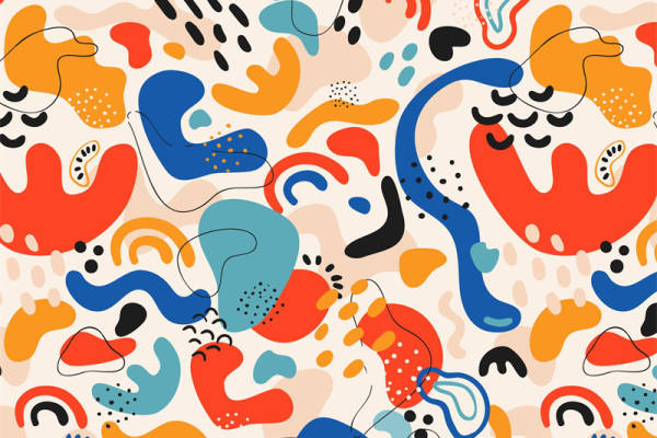 抽象艺术风格面料印花，点亮你的时尚服装