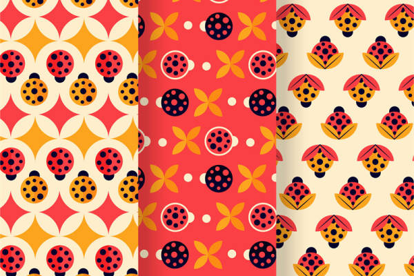 春日活力草莓图案面料印花,时尚服装印花设计