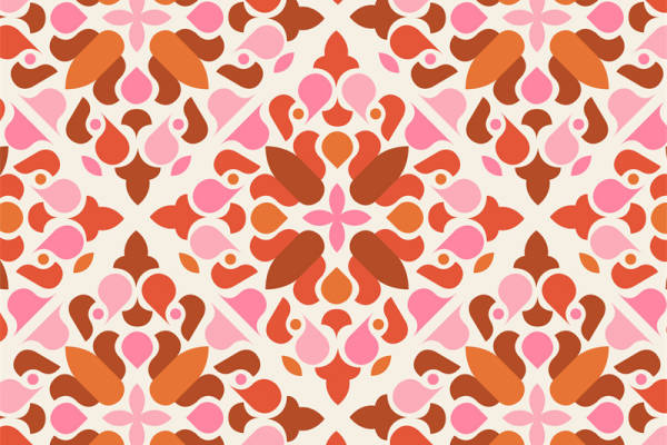 时尚复古花卉面料印花，春夏季服装印花设计新趋势