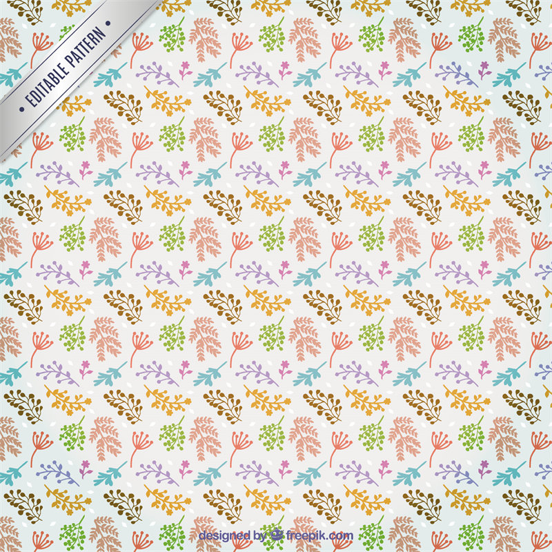 春意盎然的多彩植物面料印花,打造清新服装印花风格