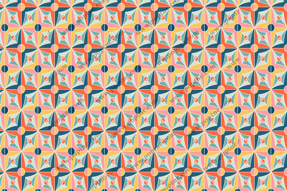 复古几何图案面料印花,点亮您的时尚服装