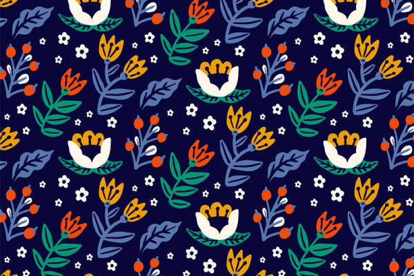 春意盎然的花卉面料印花，点亮你的时尚服装