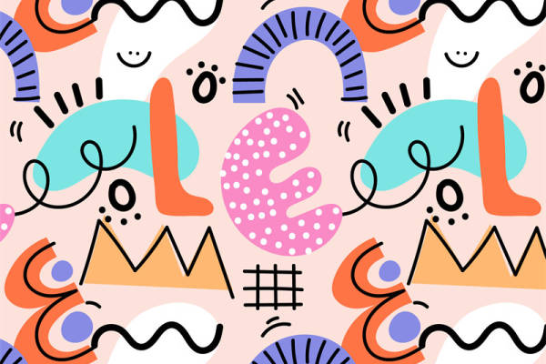 探索抽象艺术:2024年新款面料印花服装图案设计