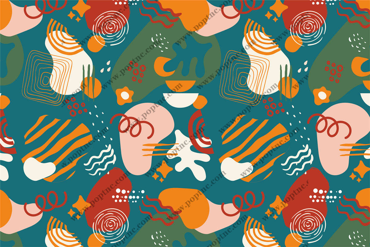 探索抽象艺术之美:时尚面料印花与服装印花设计