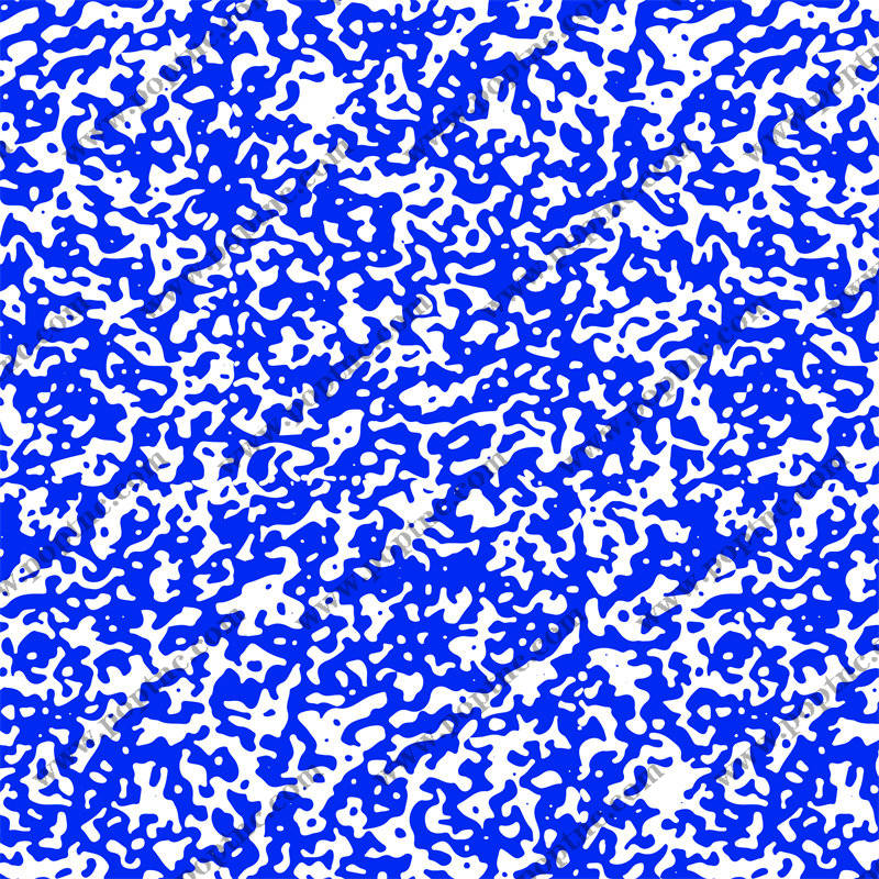 时尚潮流的蓝色迷彩服装印花面料,展现个性风采