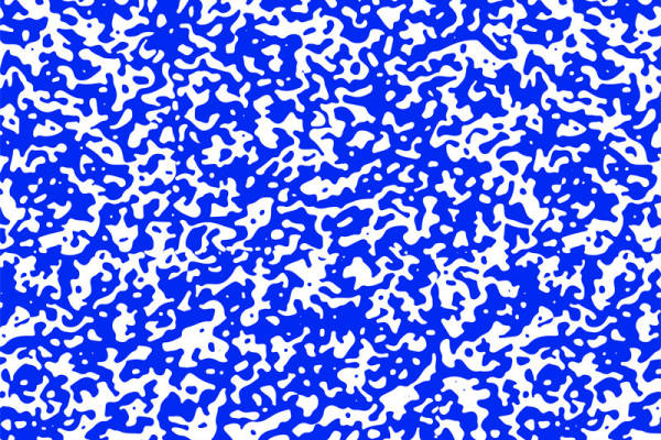 时尚潮流的蓝色迷彩服装印花面料,展现个性风采