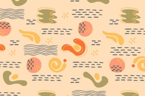 抽象艺术风格面料印花，引领时尚服装印花新潮流