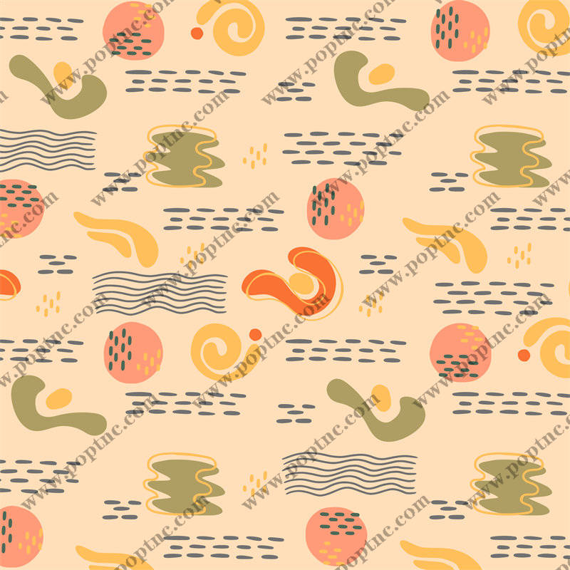 抽象艺术风格面料印花,引领时尚服装印花新潮流