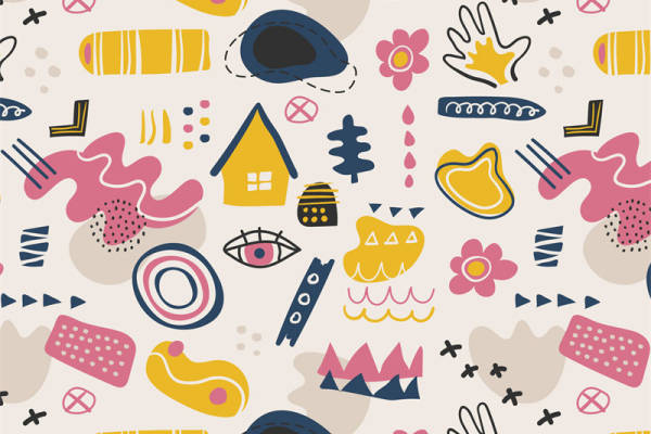 探索自然之美：多彩几何图案服装印花面料