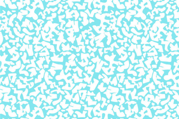 清新蓝白抽象图案面料印花，打造夏日时尚服装印花