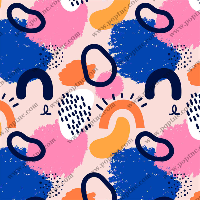 抽象艺术风格面料印花,为服装增添独特魅力