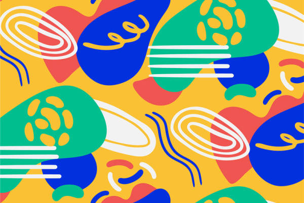 抽象艺术风格面料印花：点亮你的服装印花设计