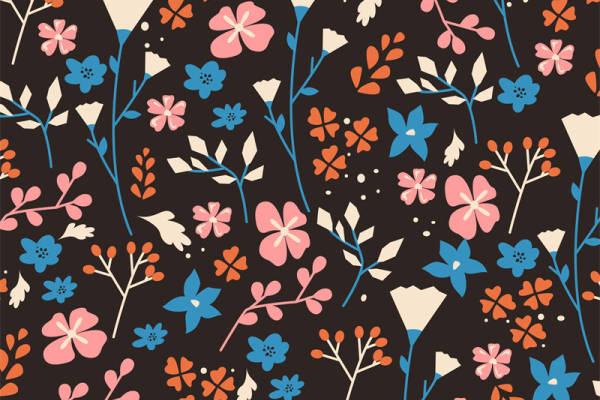 春日花园主题面料印花，为服装增添自然之美