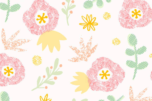 春意盎然的花卉图案面料印花，为服装增添自然之美