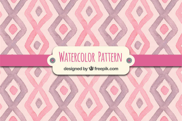 优雅粉色几何图案面料印花，打造时尚服装印花设计