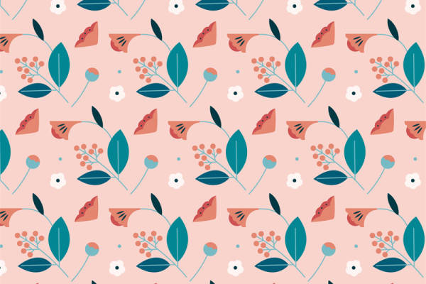 春日清新风格面料印花:优雅服装印花设计