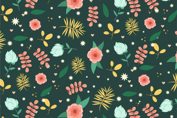 春日花园风格面料印花,打造清新自然服装印花设计