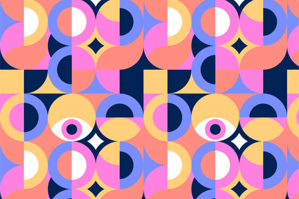 抽象艺术风格面料印花，引领时尚服装印花新潮流