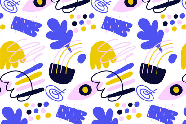 时尚抽象图案面料印花,为服装增添活力