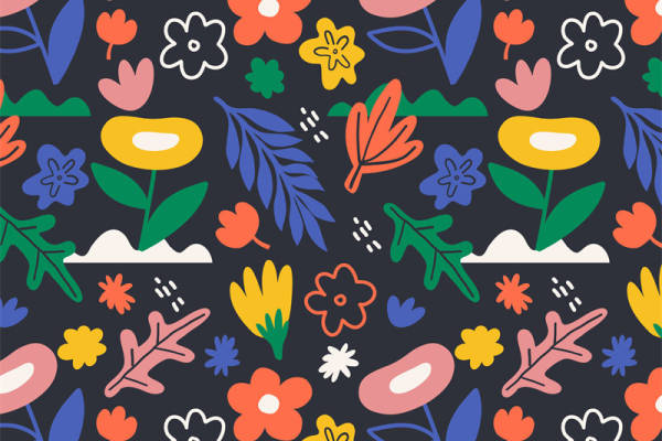 春日花园风格面料印花:活力多彩的服装印花设计