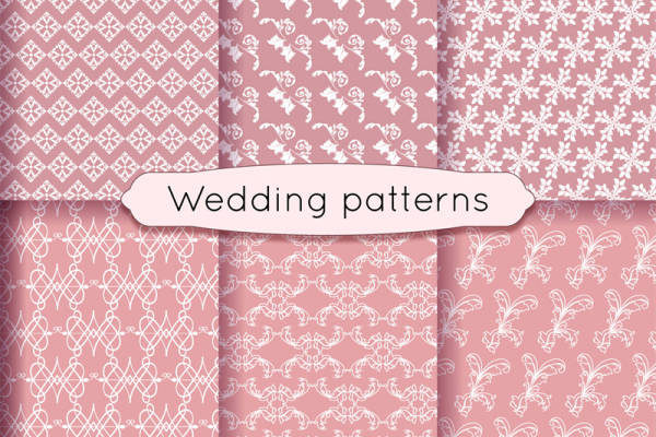 优雅婚礼图案面料印花：打造浪漫服装印花设计