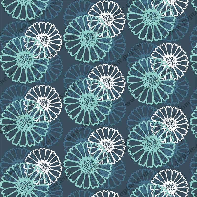 优雅花卉图案面料印花,为服装增添自然之美