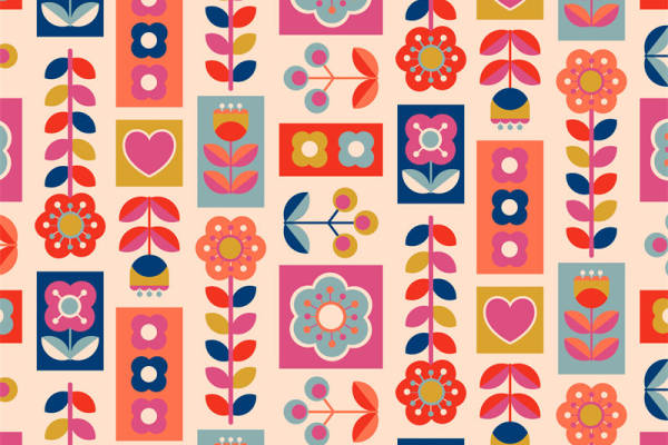 春日花卉图案服装印花面料：活力四射的时尚选择