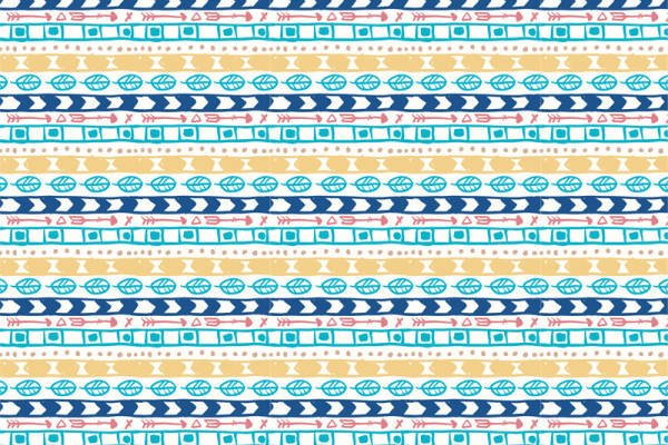 复古几何图案面料印花，打造独特民族风格服装