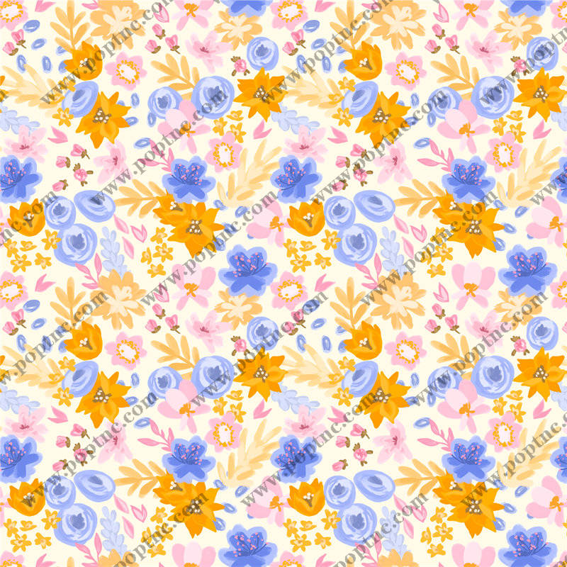 春日花园:多彩花卉面料印花服装设计