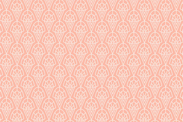 优雅粉色几何图案面料印花,打造时尚服装印花新潮流