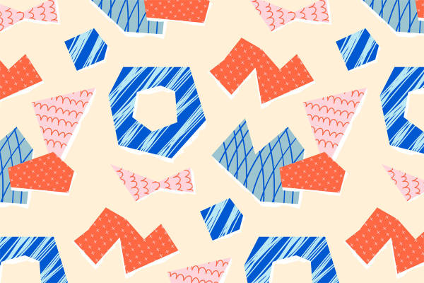 创意几何图案面料印花，打造独特服装印花风格