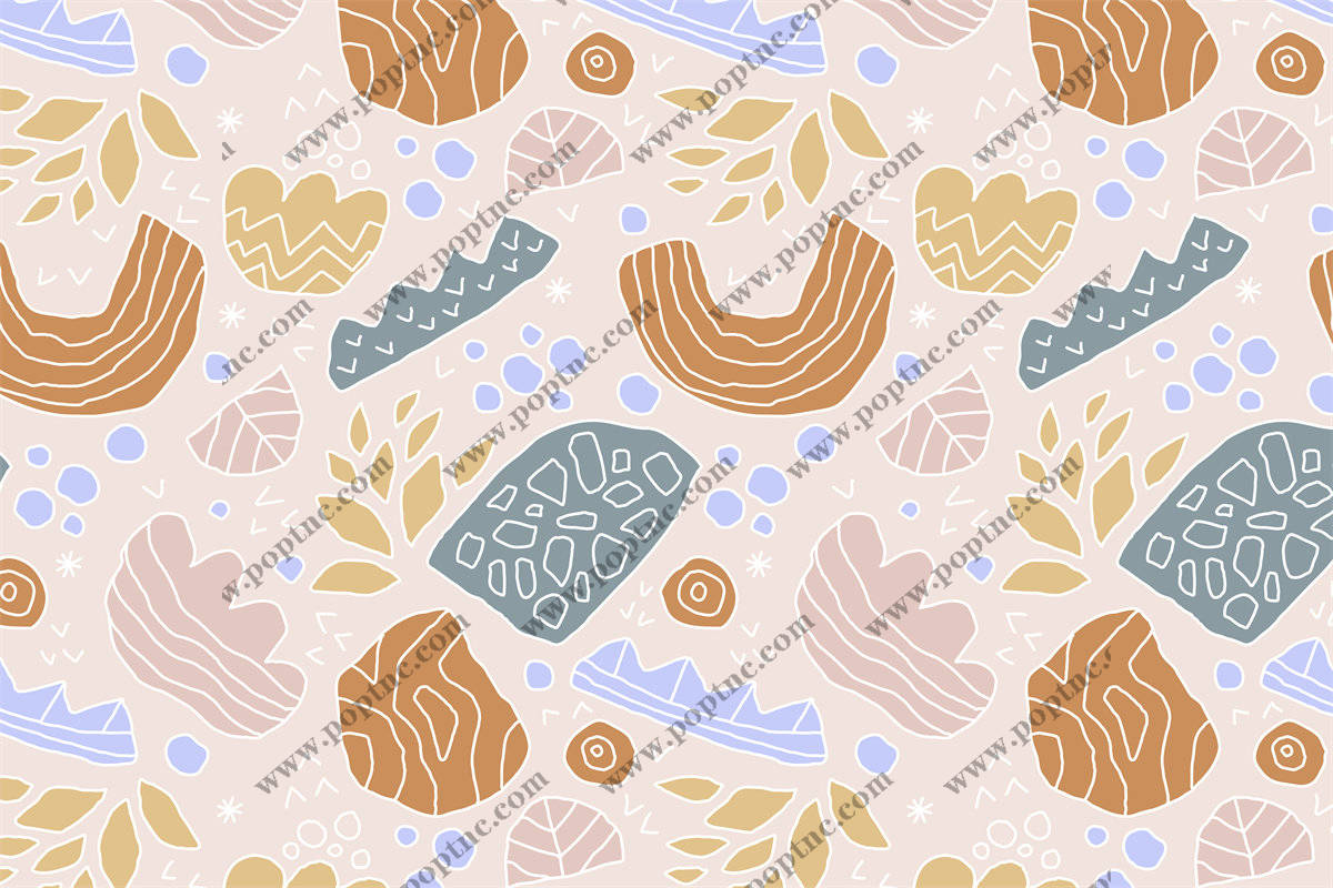 探索自然之美:抽象几何图案面料印花服装