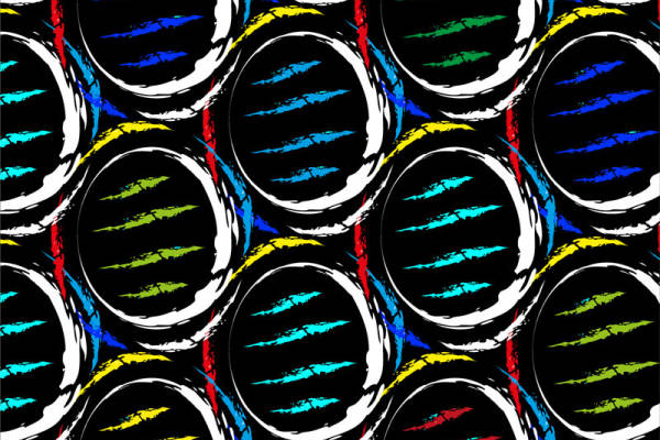 现代抽象艺术风格服装印花面料,引领时尚潮流