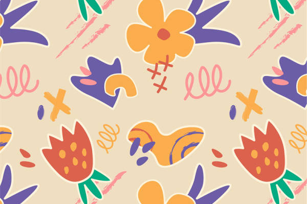 春日清新花卉图案服装印花面料推荐