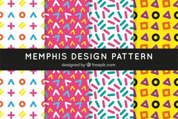 探索多彩孟菲斯风格面料印花,打造独特服装印花设计