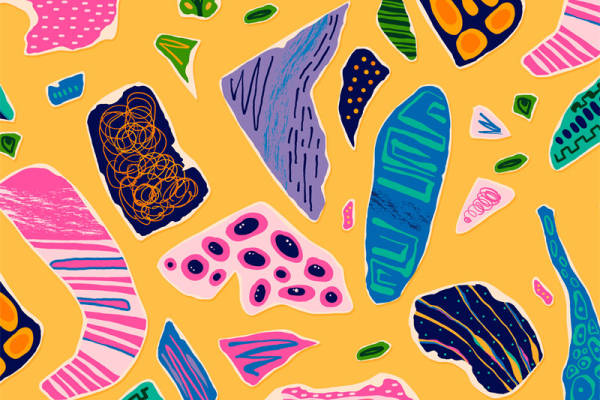 探索多彩世界：抽象几何图案服装印花面料