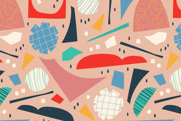 探索抽象艺术风格的面料印花,点亮你的服装印花设计