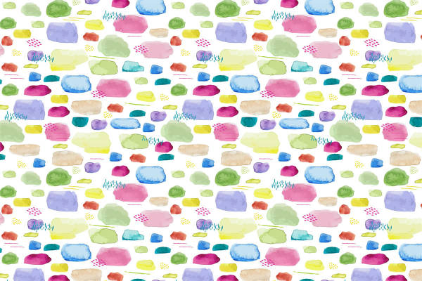 多彩水彩纹理面料印花，为服装增添艺术气息