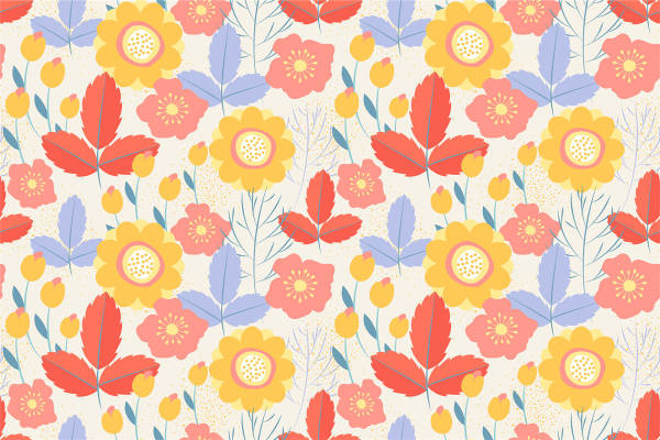 春意盎然的花卉面料印花，点亮你的服装印花设计